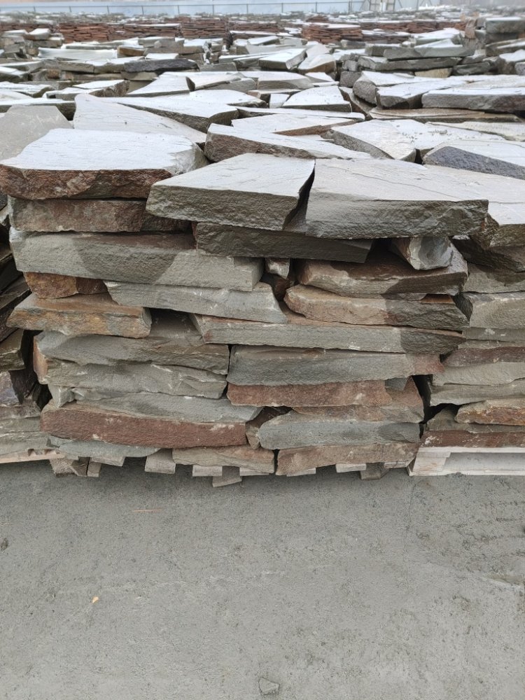 Плитняк песчаник серо-зелёный для мощения 60-65 мм купить в Брянской области