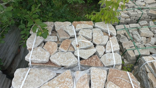 Гранитный плитняк галтованный для парковки купить в Брянской области