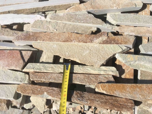 Горбушка златолит золотистый для облицовки купить в Брянской области