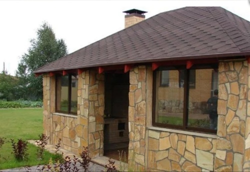 Плитняк златолит жёлтый для фасада 1,5-3 см купить в Брянской области