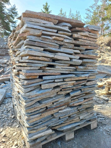 Плитняк златолит серебристый для фасада купить в Брянской области