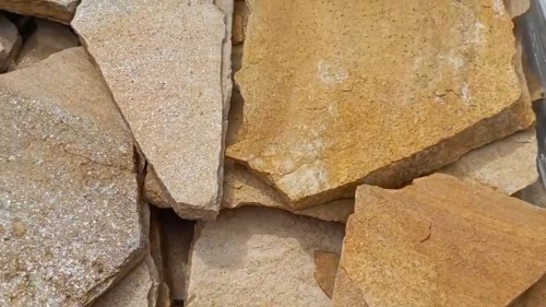 Плитняк златолит жёлтый для фасада 1,5-3 см купить в Брянской области