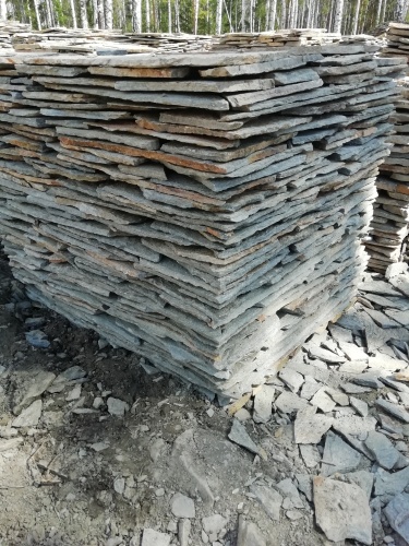 Плитняк златолит Уральский для цоколя, отмостки купить в Брянской области